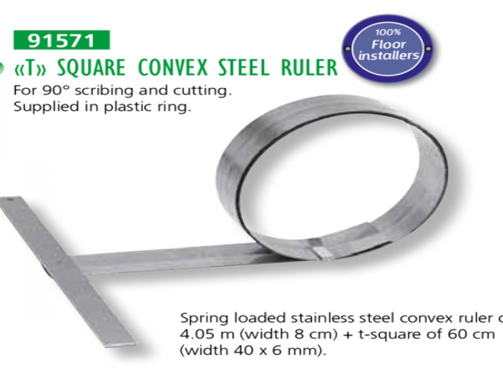 T SQUARE CONVEX STEEL RULER