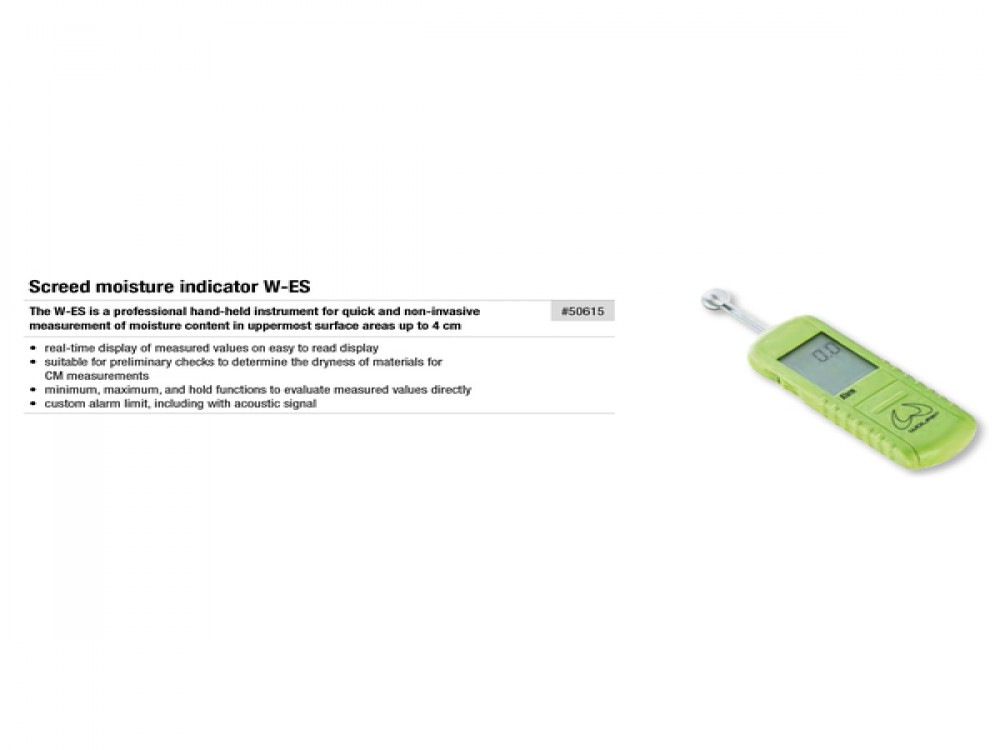 Screed Moisture Indicator W-ES